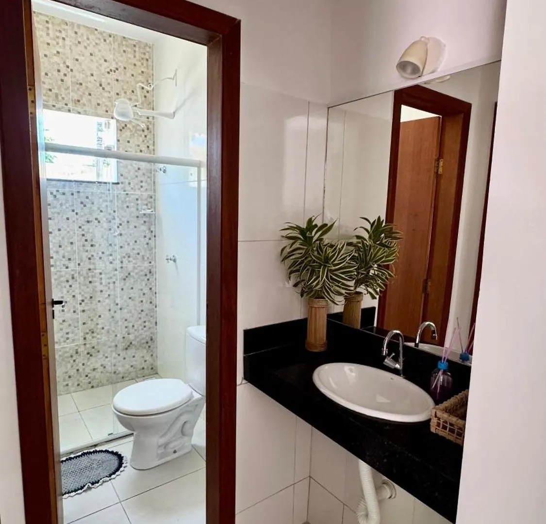 Casa A 500M Da Praia Com 02 Quartos, Suite, Wi-Fi 120Mbps, Ar Condicionado, Cozinha Completa, Maquina De Lavar E Estacionamento 塞古罗港 0*,