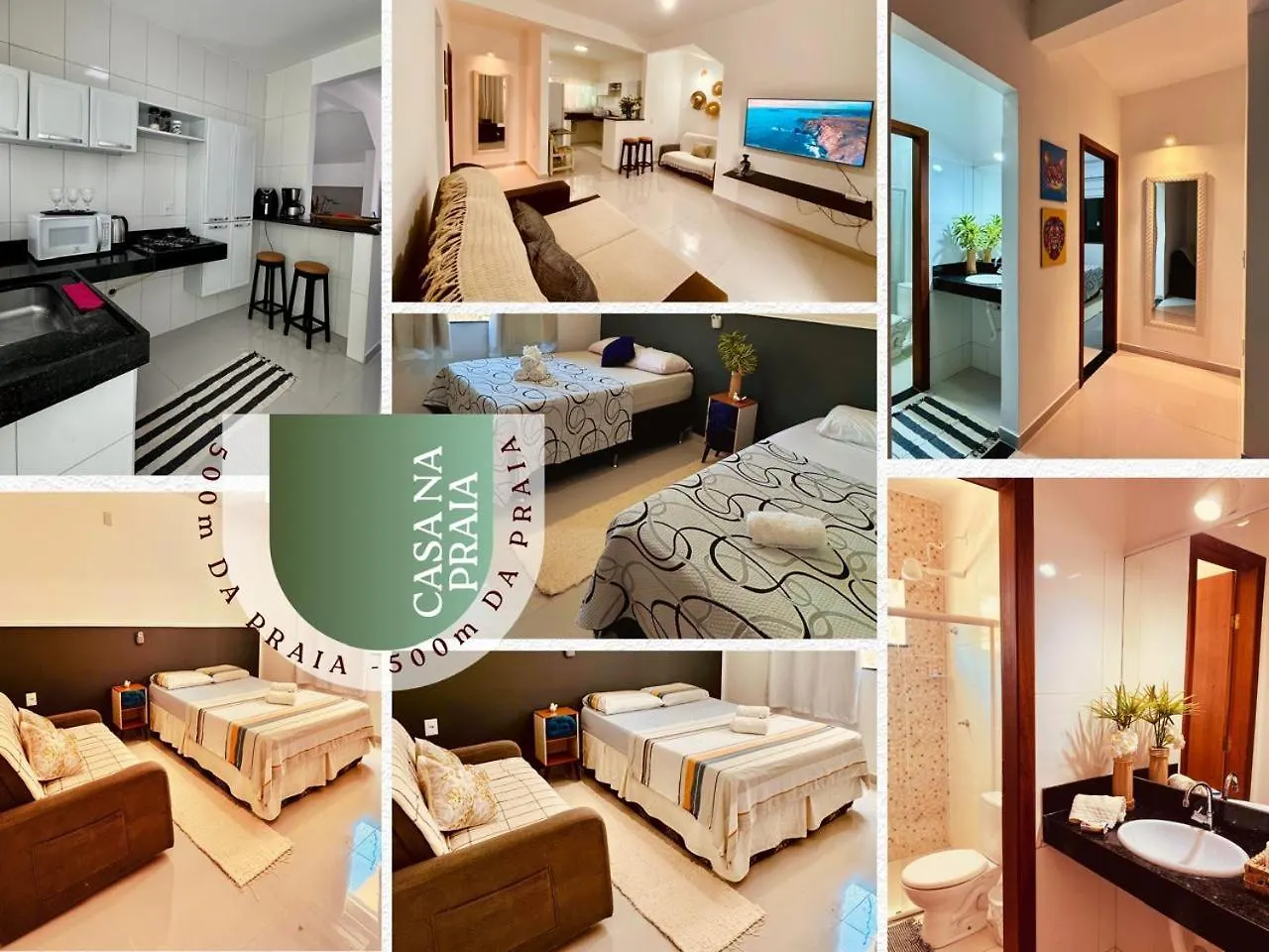 Casa A 500M Da Praia Com 02 Quartos, Suite, Wi-Fi 120Mbps, Ar Condicionado, Cozinha Completa, Maquina De Lavar E Estacionamento Porto Seguro